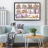 uk.everydayedeals (Limited Stock)Cross Stitch - 11ct Stamped - Animaux et livres (90*67cm)