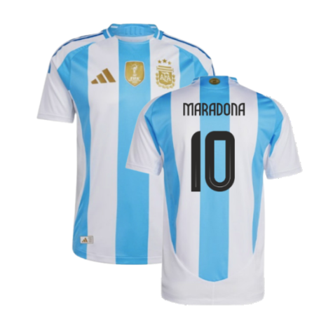 Argentinien Diego Maradona 10 Home Trikot 2024-2025
