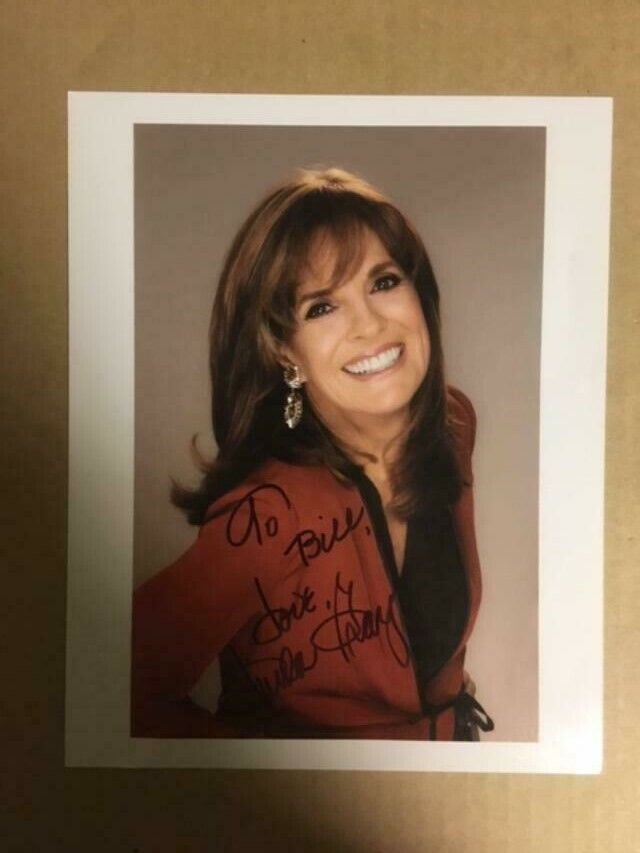 Linda Gray Dallas TV Show Boldly Signed 8x10 Sharp Photo Poster painting with COA