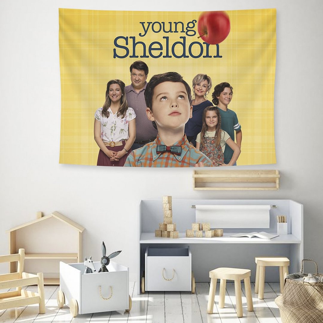 Young Sheldon Tapestry Wall Hanging Bedroom Living Room Decoration