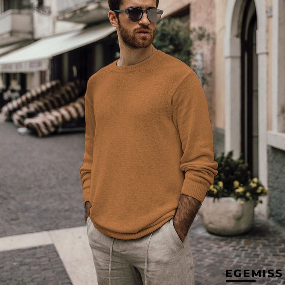 Autumn Winter Long Sleeve Knitted Pullover | EGEMISS