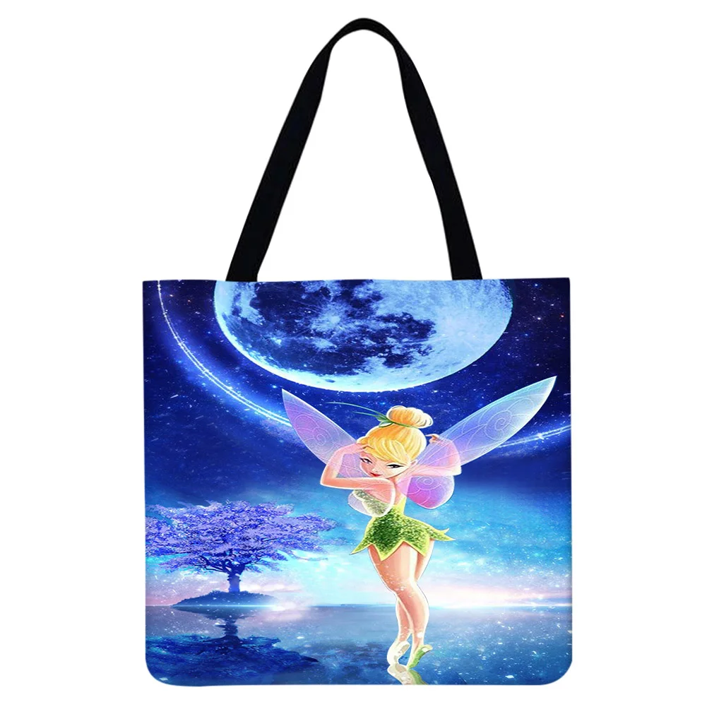 Linen Tote Bag - Moon and Princess