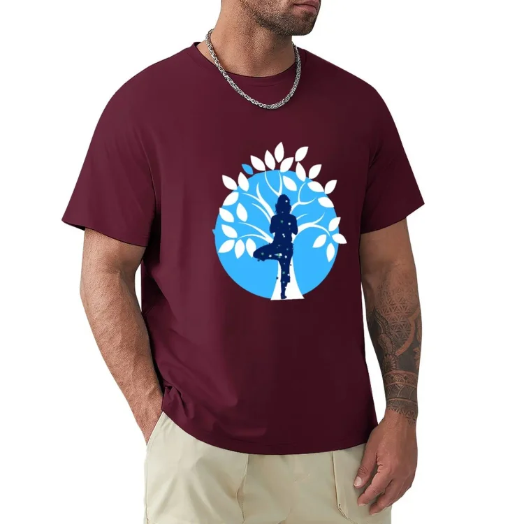 Demandernyc Adriene Yoga Focus T-Shirt summer top aesthetic clothes customs design your own mens big and tall t shirts