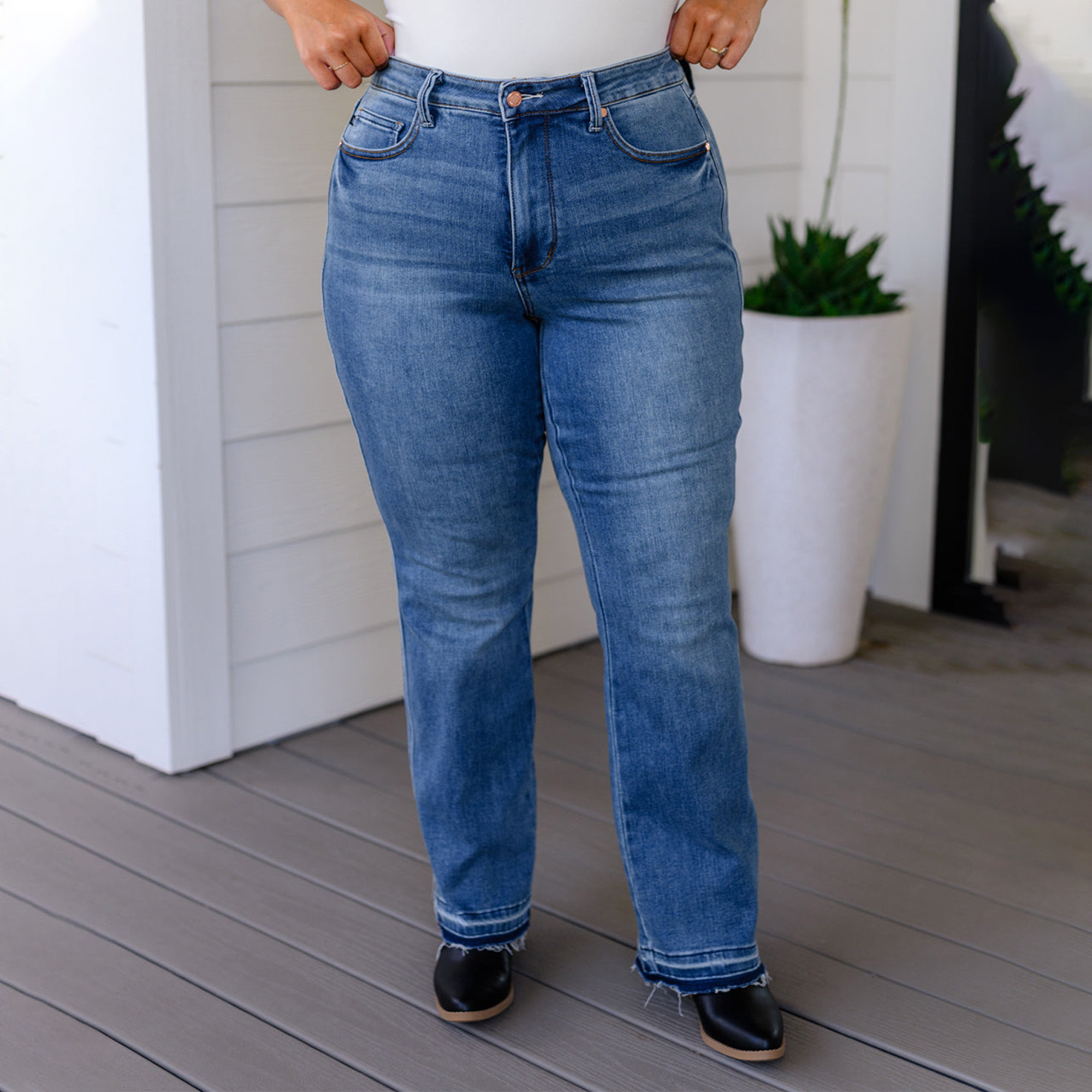 Wear It In All Seasons Slimming Show Off Curves Flatten Tummy Lady Butt Push Up Jeans wearshes