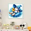 Swimming Gnome-18CT Stamped Cross Stitch 30*30cm/11.81*11.81in