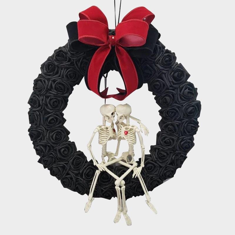 Skeleton Lovers Gift Wreath