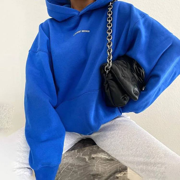 Worst behavior Print Women's Hoodie