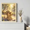 Pikachu Playing In Water-11CT Stamped Cross Stitch 35*45cm/13.78*17.72in
