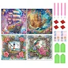 (US Only)4pcs Sailboat - Diamond Painting - Partial Special Shaped Drill (Canvas|30*30cm)