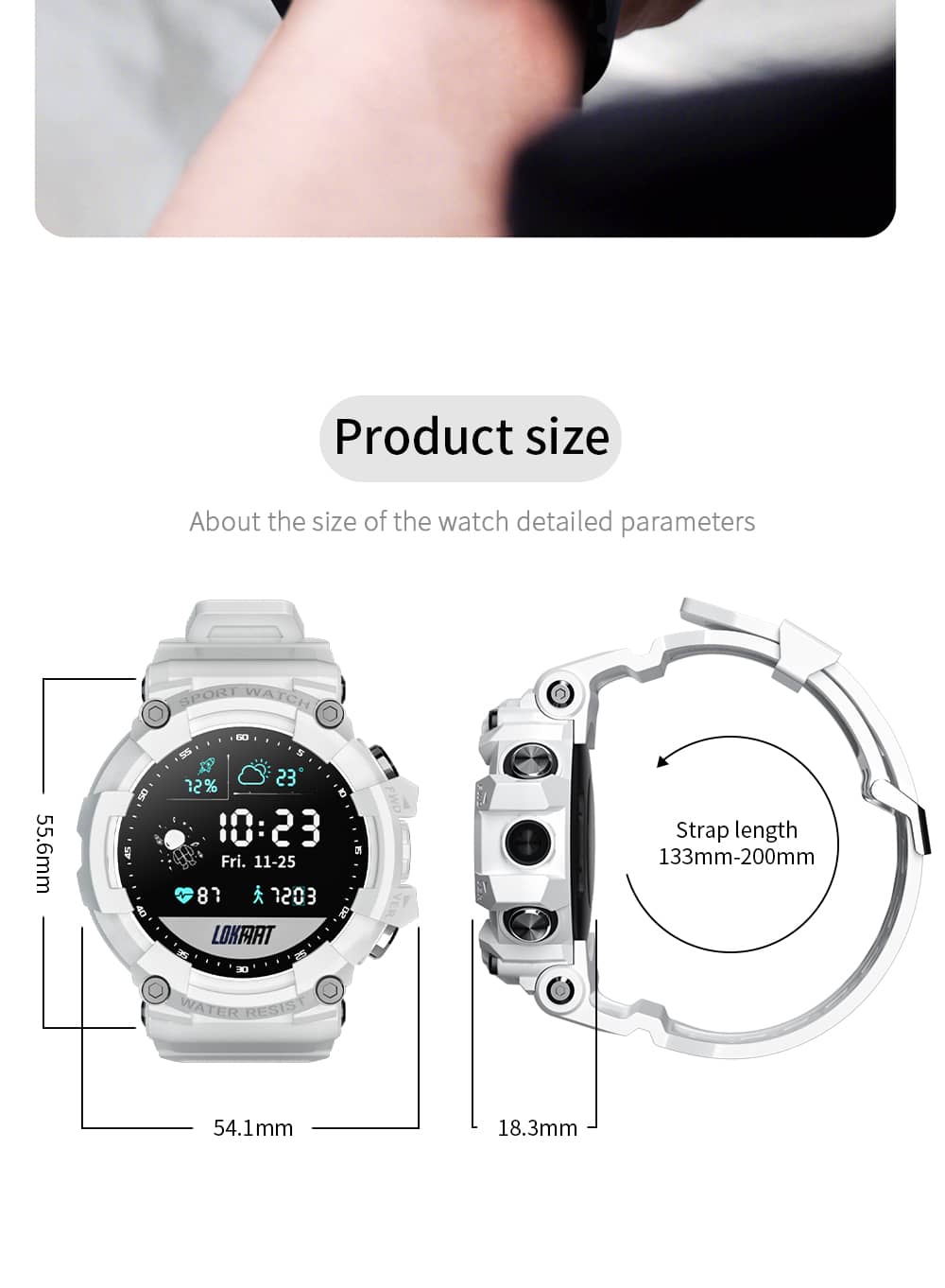 Smart Watch with Bluetooth Call ECG Heart Rate Blood Pressure Blood Oxygen Monitoring - Findtime