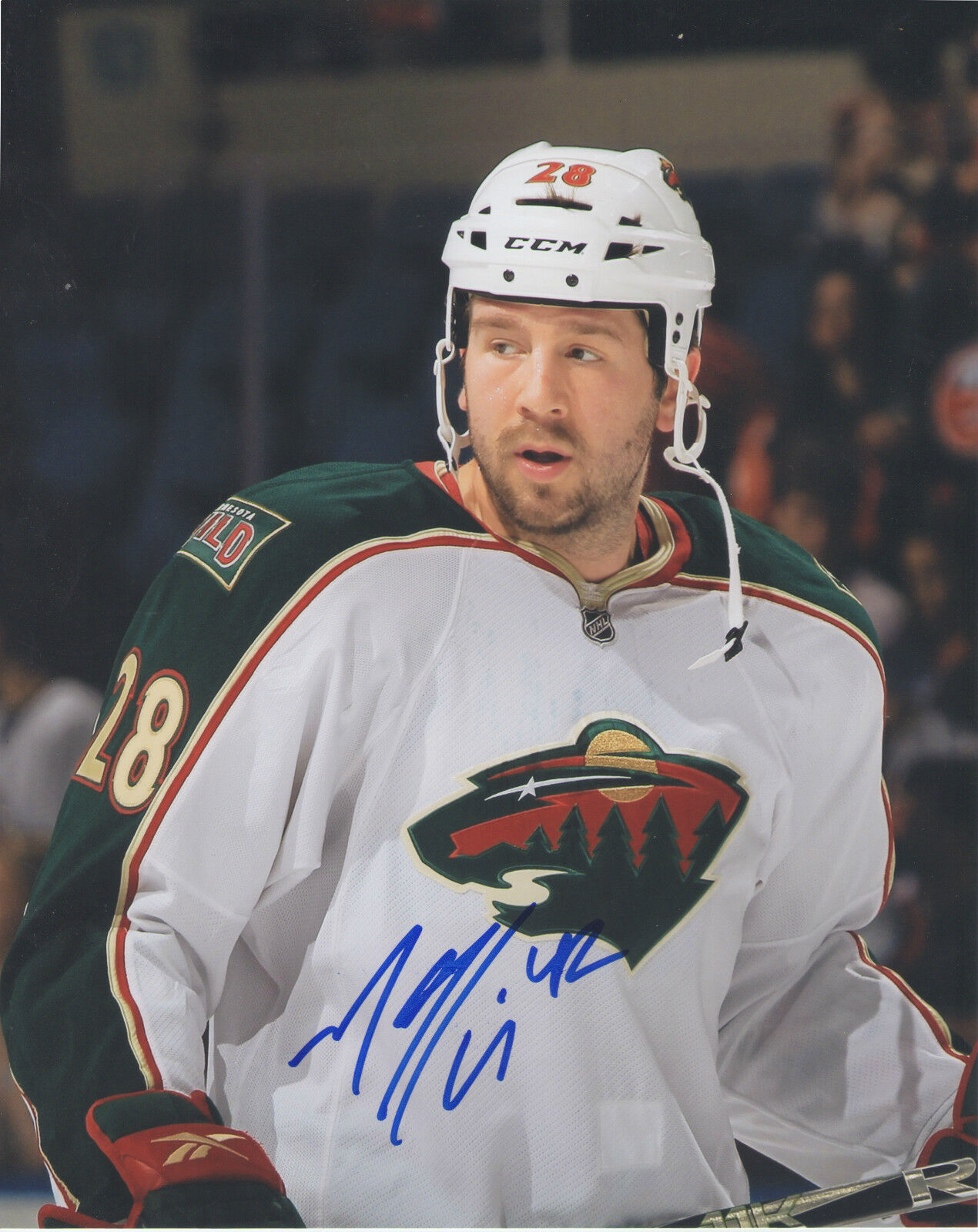 Matt Kassian *MINNESOTA WILD* Signed 8x10 Photo Poster painting COA GFA