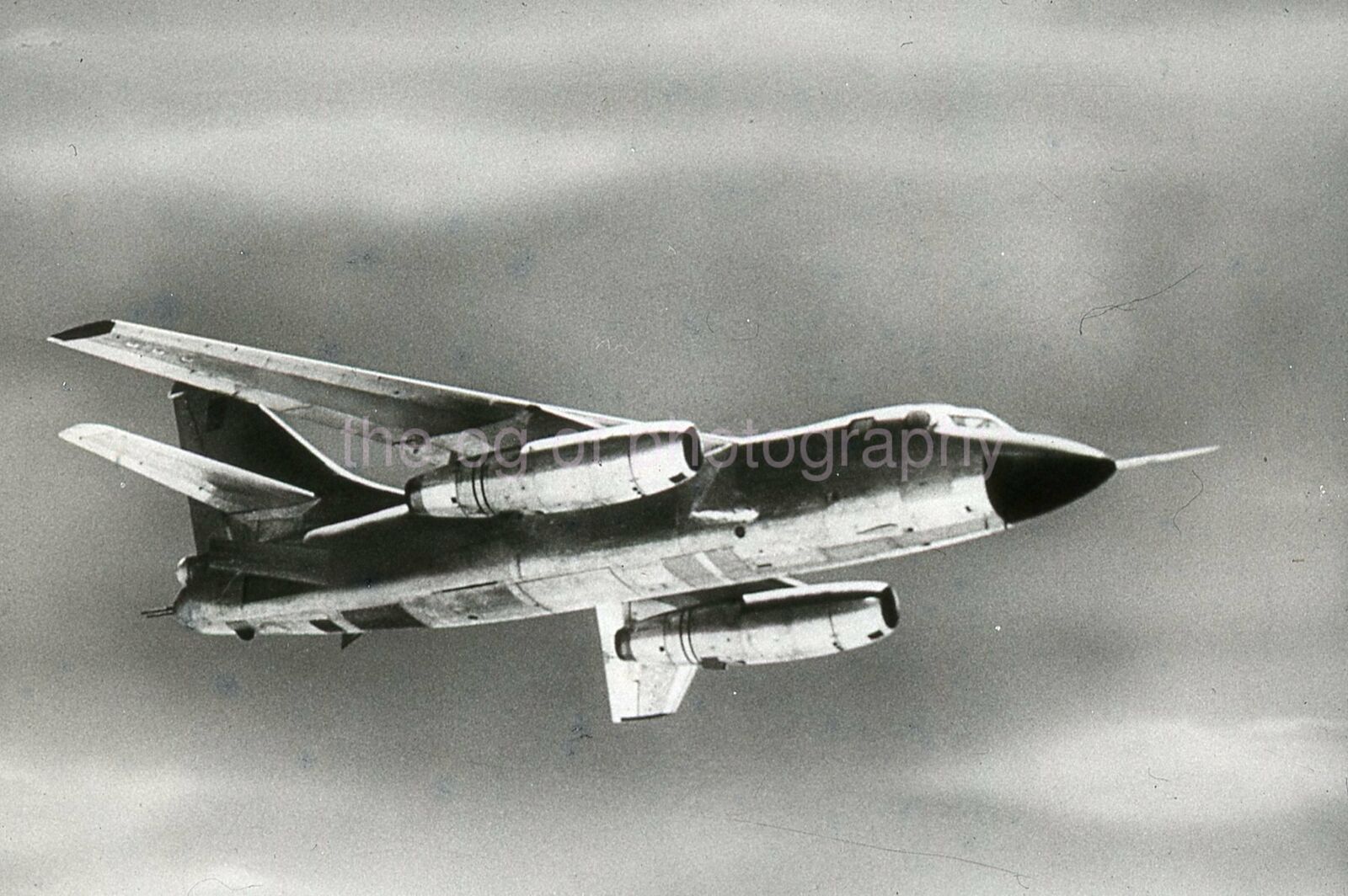 RB-66 35mm FOUND b + w SLIDE Original MILITARY AVIATION Photo Poster painting AIRCRAFT 14 T 21 L