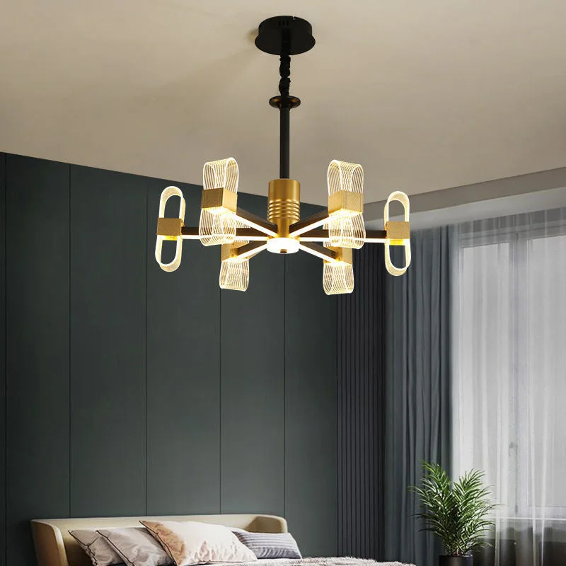 Nordic Chandeliers Use Light In The Bedroom