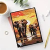 Elefant Kristall Notizblock Skizzenbuch - 5d DIY Handwerk Notizbuch