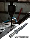 5/8 inch Construction Bridge Reamer 1/2 inch Shank HSS Car Tapered Reamer Bit