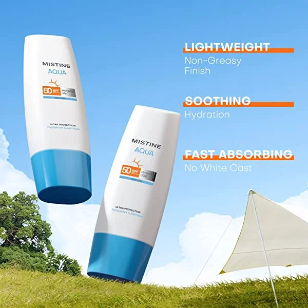 MISTINE Sunscreen for Face & Body 60ml + 70ml