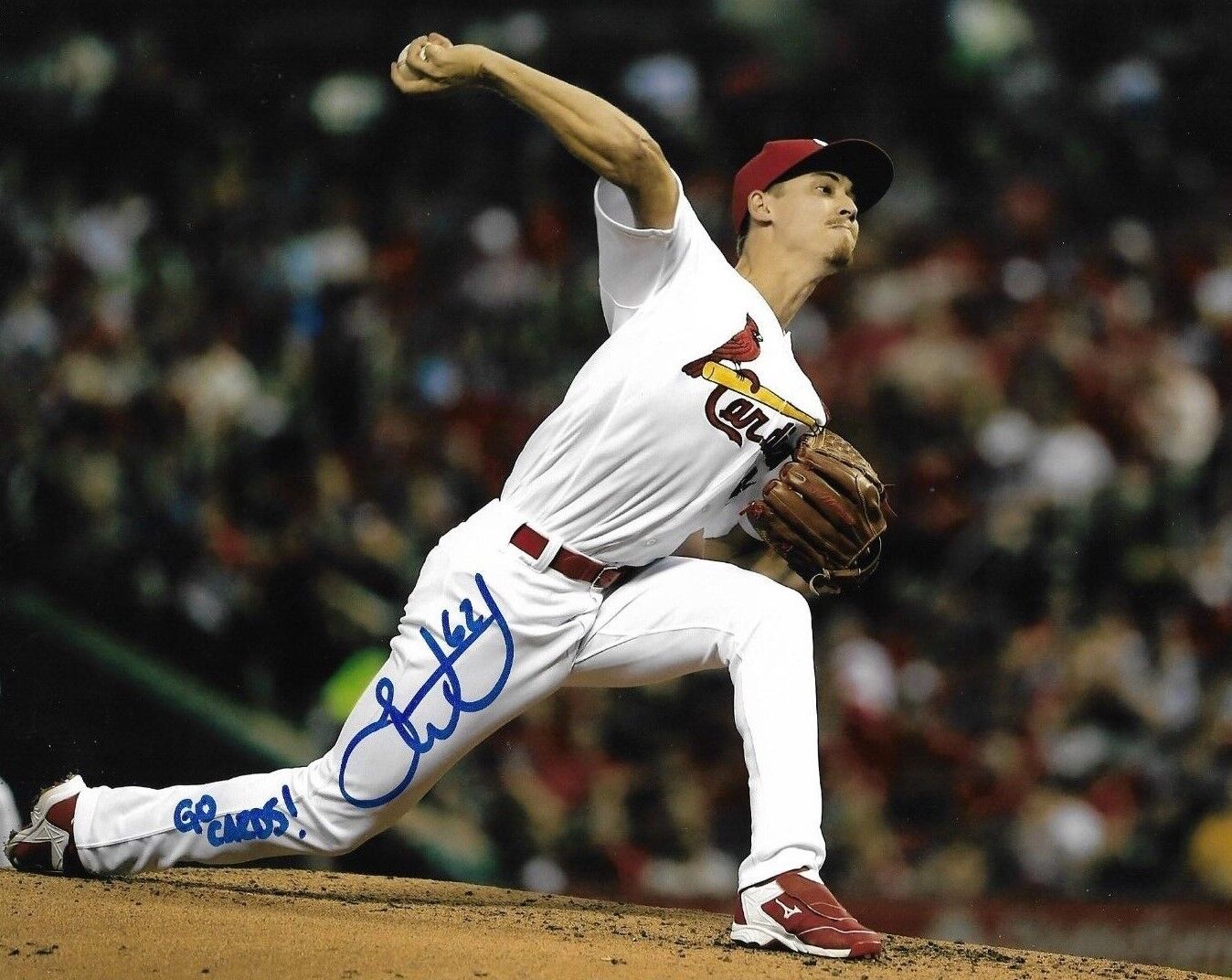 LUKE WEAVER signed autographed ST. LOUIS CARDINALS 8x10 Photo Poster painting w/COA