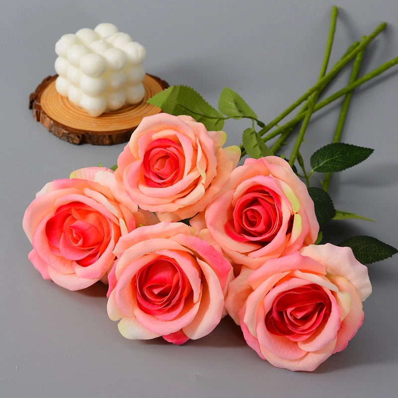 Lifelike Artificial Flowers Suitable For Office Cultural Environment High Quality Silk Flowers