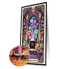 Halloween 5d DIY Quadrat Vollbohrer Diamond Painting Kit Haus Wanddekoration 45x75cm