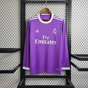 2016/2017 Retro Long Sleeve Real Madrid Away