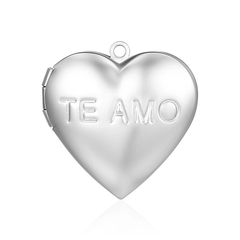 Retro Heart Shape Stainless Steel Plating Gold Plated Jewelry Accessories