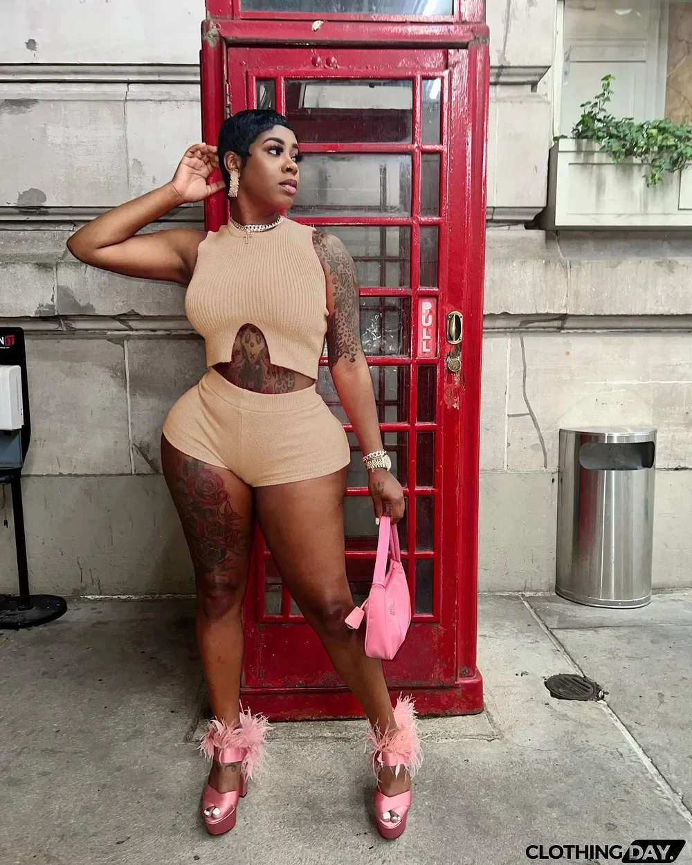 Solid Sleeveless Two Piece Shorts Sets