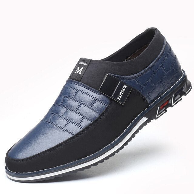 oein New Plus Size 38-45 NEW 2020Genuine Leather Men Casual Shoes Brand Mens Loafers Moccasins Breathable Slip on Driving Shoes