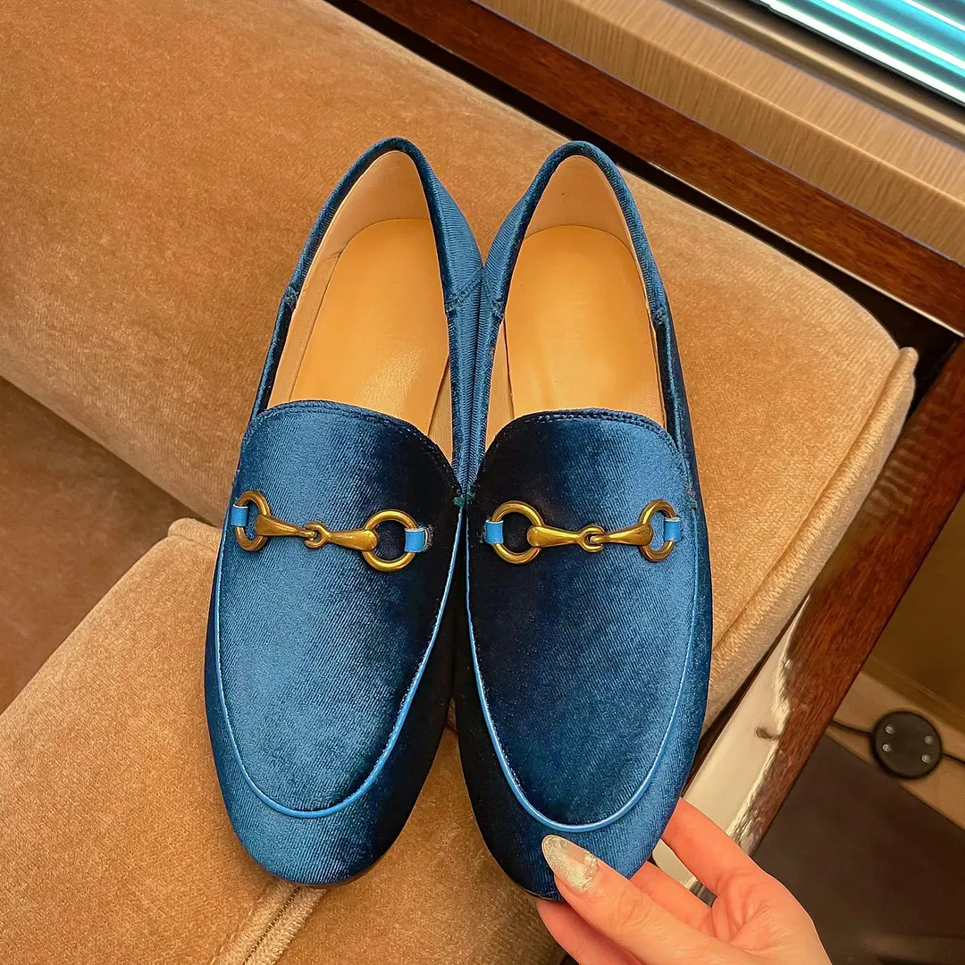 Women's Loafers Low Heel Flats Lady Work Velvet Mules Shoes-vocosishoes