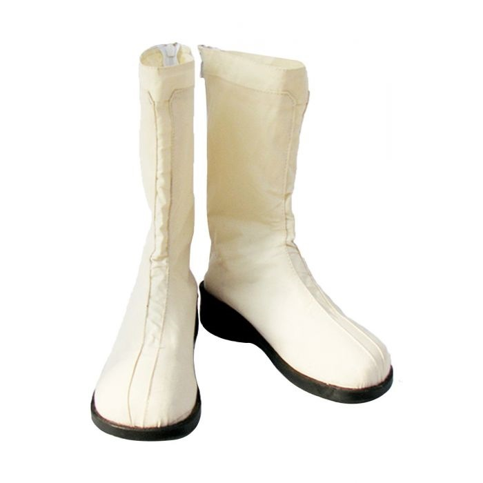 Hitman Reborn Lambo Cosplay Boots Shoes White