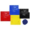 [US Local Warehouse] Concrete Texturing Skin 24x24in Concrete Stamps Mats Set 5 PCS Polyurethane Stamp Stone Tile Texture Mat for Walls/Floors