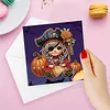 uk.everydayedeals (Limited Stock)6pcs DIY Diamond Painting Greeting Card - Halloween