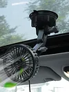 Sucker Electric Car Fan 12V 24V USB Operated Fan for Truck SUV Sedan RV Van Boat