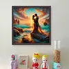 Beach Couple-11CT Stamped Cross Stitch 40*40cm/15.75*15.75in tapestrymarket
