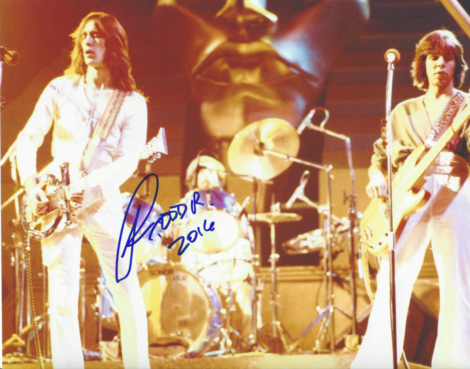 SINGER TODD RUNDGREN SIGNED AUTHENTIC 8X10 Photo Poster painting D w/COA GUITARIST PROOF