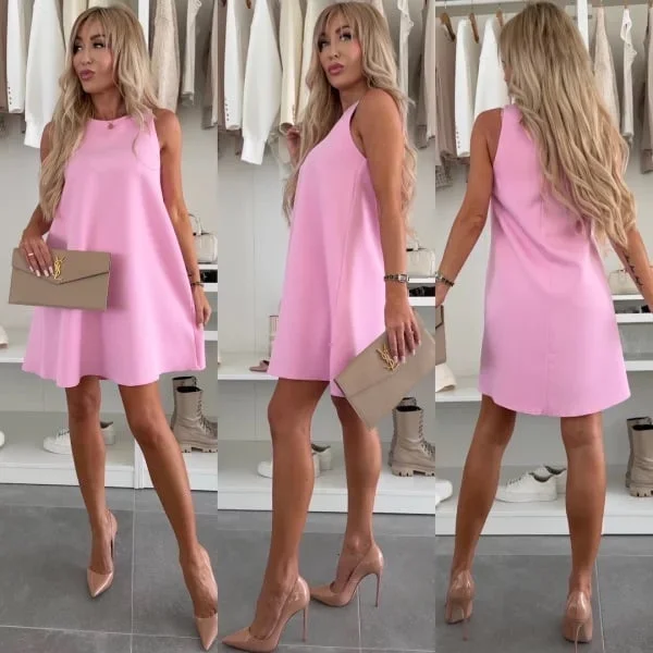 2025✨ Breathable Sleeveless A-Line Dress 