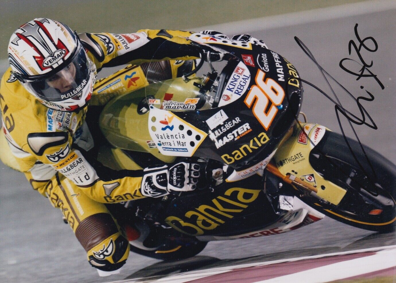 ADRIAN MARTIN HAND SIGNED 7X5 Photo Poster painting MOTOGP 125CC AUTOGRAPH