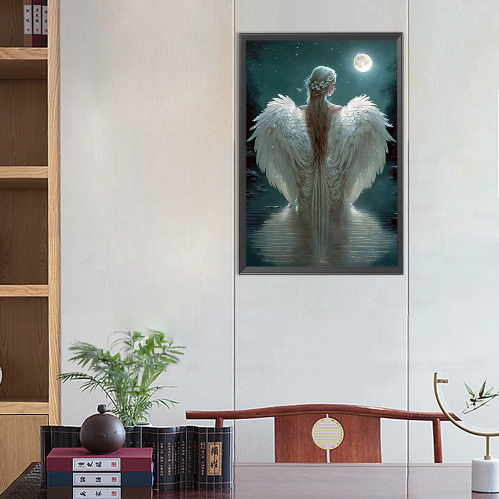 Partial AB Diamond Painting - Full Round Drill - Angel(Canvas|45*65cm)