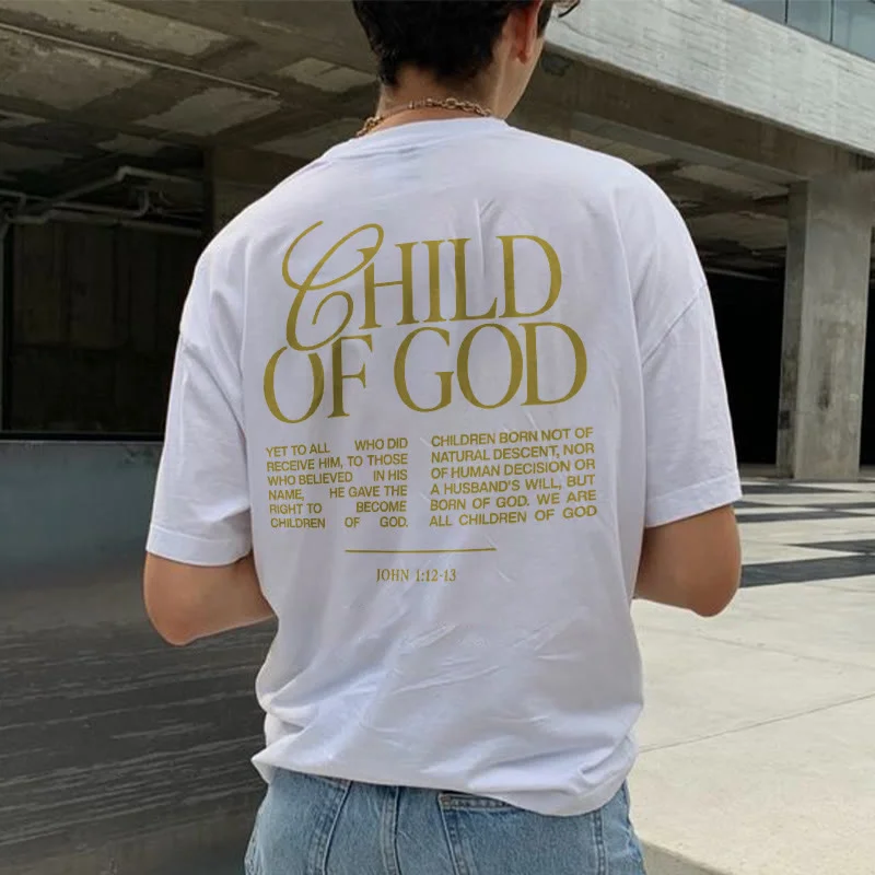 Outletsltd Child Of God Print T-shirt
