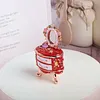 Home Furnishing Four-Piece Set: Enamel Jewelry Box