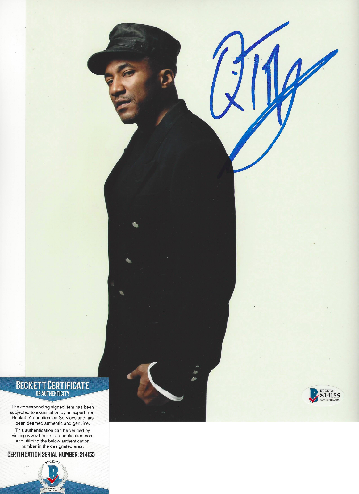 Q-TIP - A TRIBE CALLED QUEST SIGNED AUTHENTIC 8X10 Photo Poster painting 4 PROOF BECKETT COA BAS