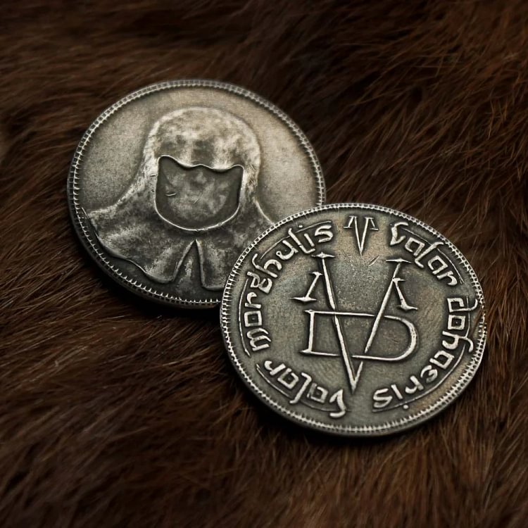 Commemorative Coin of the Faceless Man Silver Coin