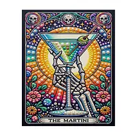 Martini Skeleton Toast - Pearls Painting