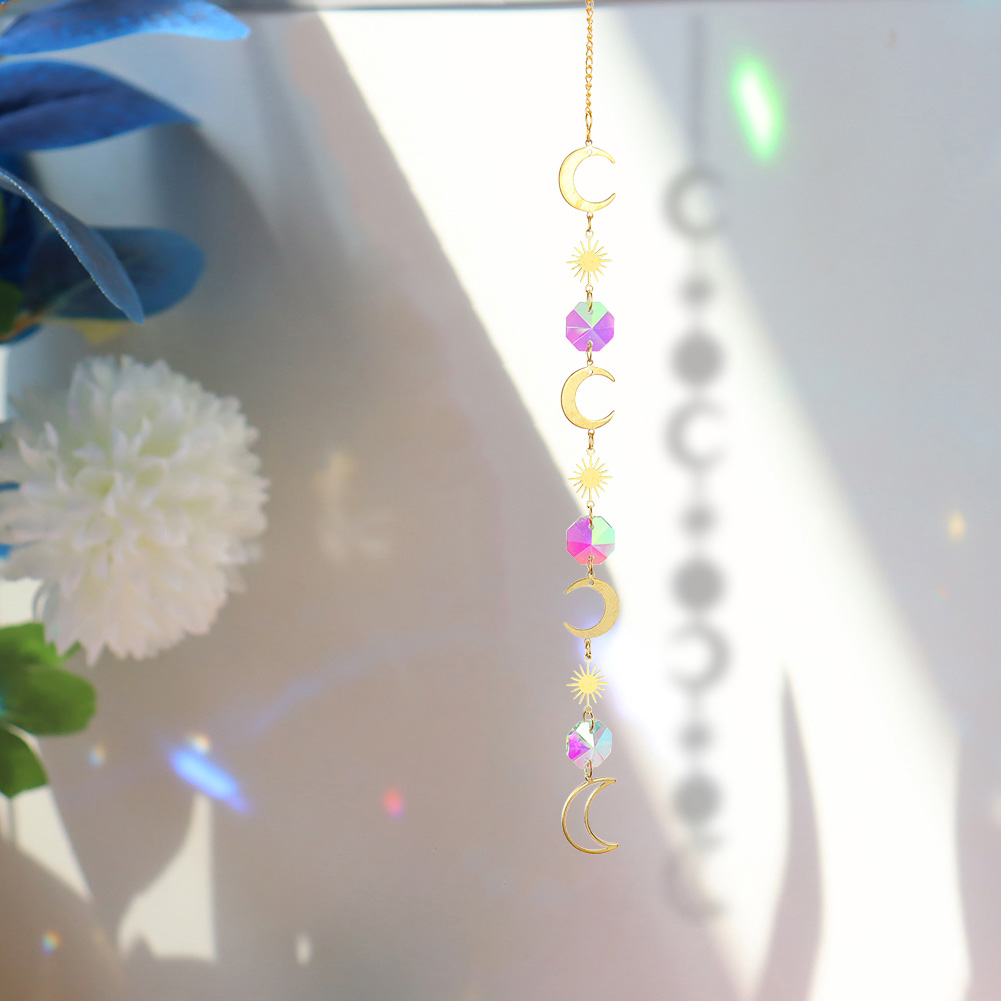 

Sun Moon - Art Crystal Suncatcher, 501 Original