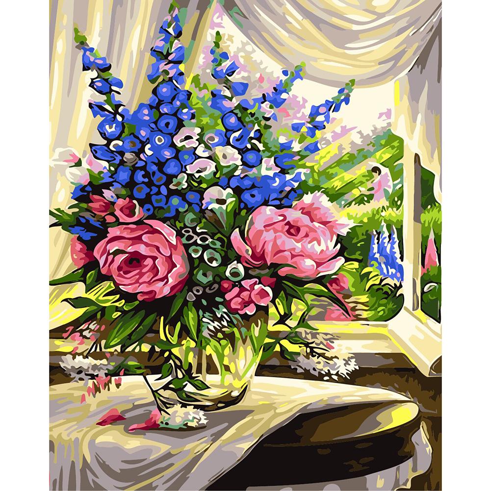 

40*50CM Paint By Numbers-Flower Bouquet, 501 Original
