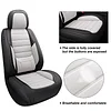 MINGBRON Seat Covers, Car Seat Covers Front Seats, Car Seat Cover, Car Seat Protector Waterproof, Car Seat Cushion Nappa Leather, Black Seat Covers Carseat Cover Universal Fit for Most Cars