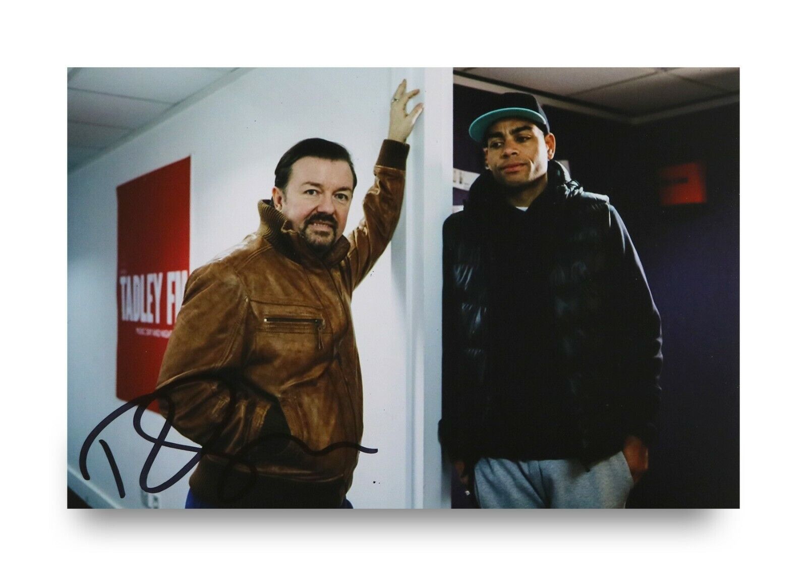 Ricky Gervais Signed 6x4 Photo Poster painting After Life The Office David Brent Autograph + COA