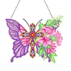 5D DIY Special Shaped Diamond Painting Butterfly Hanging With Lamp String Kit