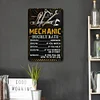 Mechanic Hourly Rate - Vintage Metal Signs(12*16Inch) - Service