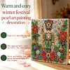 Christmas DIY Special Shape Diamond Painting Pearl Art With Inner Frame Kit 25x25cm(Nutcracker)