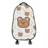 Cute Cartoon Bear Car Cushion Ice Silk Seat Cover Cushion